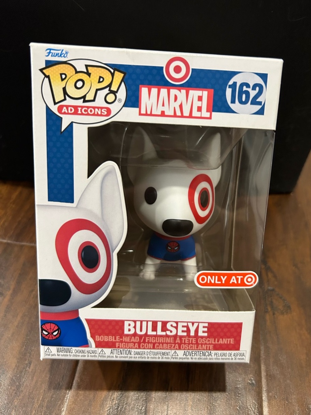 Marvel Bullseye Funko Pop! — White, Red & Blue